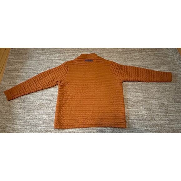 DULUTH TRADING COMPANY Men's Flintlock 1/4 Orange Snap Popover Size 2XL - Picture 2 of 9
